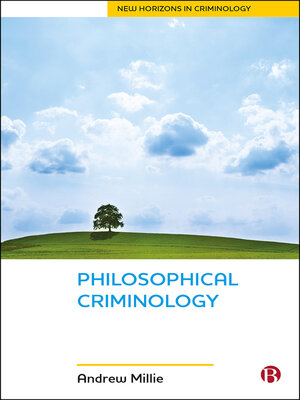 cover image of Philosophical Criminology